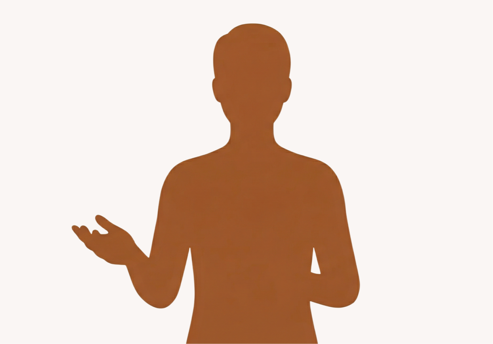 silhouette of person standing