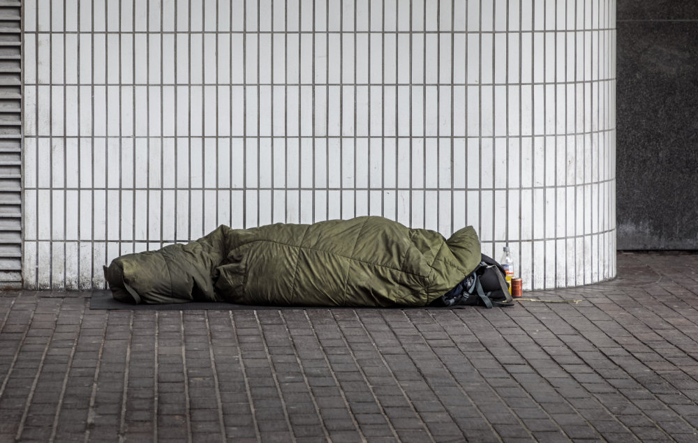Sleeping bag cropped